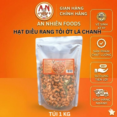 Hạt điều rang tỏi ớt lá chanh thơm ngon - Video, tịnh 152k, giảm còn 127k