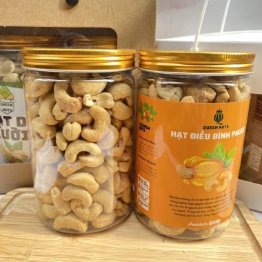 Hạt điều sấy nguyên vị 100g không muối - vỏ lụa, thơm ngọt béo giòn, chỉ 35.000 VND