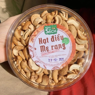 Hạt Điều Vỡ Nông Sản Sạch Bình Phước – Rang Muối Bếp Củi Giòn Thơm, Giá 89k