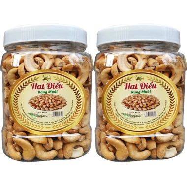 Hạt điều vỡ rang muối 1kg SKFOOD - Chất lượng cao, Giá ưu đãi 195.000đ