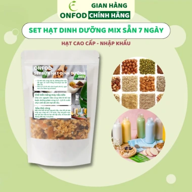 Hạt dinh dưỡng ONFOD 700g - Mix sẵn sữa hạt kiêng, mẹ bầu & bé ăn dặm, giá 99.000₫
