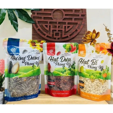 Hạt dưa, bí, hướng dương tết Phong Ký - Combo 3 loại, giảm giá 20% chỉ 65.000₫