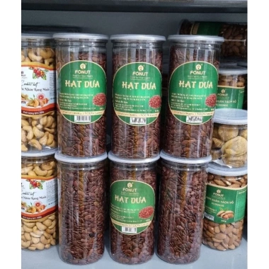 Hạt Dưa hộp 500g - Giòn tan, thơm ngon, giảm còn 170k so với 207k - Đồ ăn vặt lành mạnh