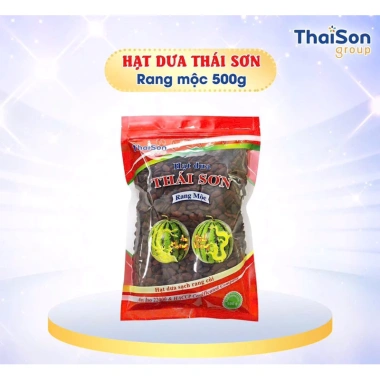 Hạt Dưa mộc Thái Sơn nguyên vị rang củi 500g bì Zip - Giá chỉ 115.000₫