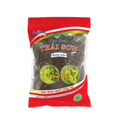 Hạt Dưa mộc Thái Sơn nguyên vị rang củi 500g bì Zip - Giá chỉ 115.000₫