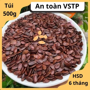Hạt dưa rang củi bếp nhà loại 1 hạt to chắc, ăn vặt Tết ngon 500g HTC Foods 7 Hạt dưa rang củi bếp nhà loại 1 hạt to chắc, ăn vặt Tết ngon 500g HTC Foods 7
