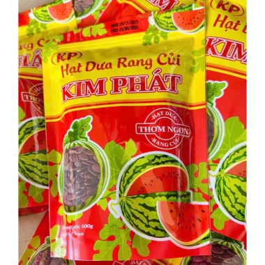Hạt dưa rang củi Kim Phát 500gr túi zip - Siêu giòn, giảm giá Tết 2.026 108k 2 Hạt dưa rang củi Kim Phát 500gr túi zip - Siêu giòn, giảm giá Tết 2.026 108k 2