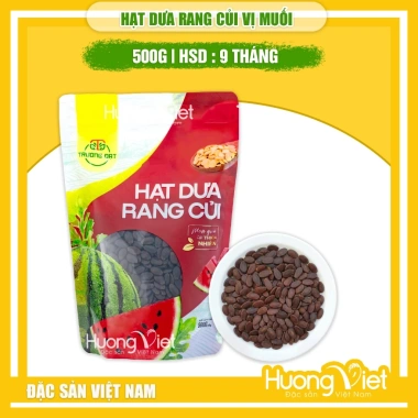 Hạt dưa rang củi sạch nguyên vị 500g - Hạt dưa tết, rang mộc túi 85.000 VND 5