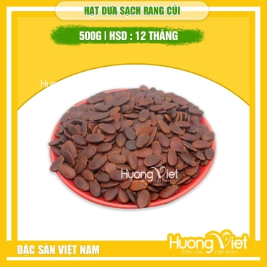 Hạt dưa rang củi sạch nguyên vị 500g - Hạt dưa tết, rang mộc túi 85.000 VND 7