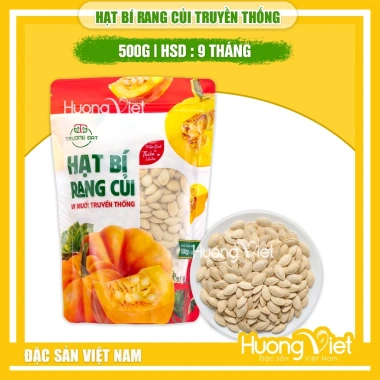 Hạt dưa rang củi sạch nguyên vị 500g - Hạt dưa tết, rang mộc túi 85.000 VND 10