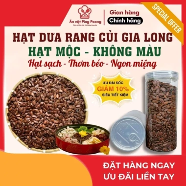 Hạt Dưa Rang Củi Thơm Mộc - Không Màu, Béo Bùi, Ăn Vặt Tết, Gói 250g-1kg, Giá Ưu Đãi 85.000₫
