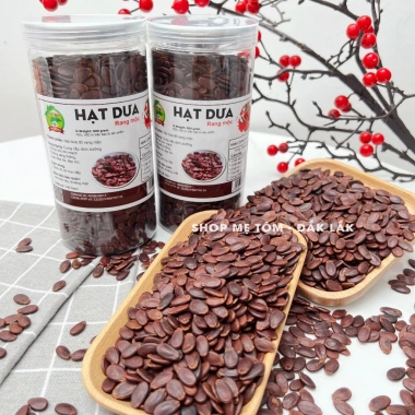 Hạt Dừa Rang Móc Chắc 500g - Không Nhuộm Màu, Đậm Đà, Có Hoá Đơn Công Ty