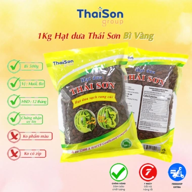 Hạt Dưa Sạch Thái Sơn 5Kg HD5 rang củi ngon giảm giá 20% chỉ 1.032.000₫ 9 Hạt Dưa Sạch Thái Sơn 5Kg HD5 rang củi ngon giảm giá 20% chỉ 1.032.000₫ 9