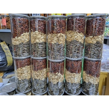 Hạt dưa Tết mix 3 vị 500g Hạt Dưa, Hướng Dương, Hạt Bí Trắng giá ưu đãi 120.000 VND