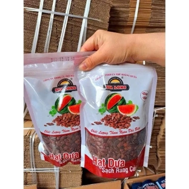 Hạt Dưa Tết Rang Củi Gia Long Loại 1 Không Nhuộm Màu Túi 500g - Giá 129k