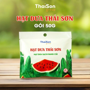Hạt dưa Thái Sơn rang củi 50g - Giòn tan, thơm tự nhiên, giảm 22% chỉ 17.400₫ 3