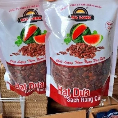 Hạt dưa truyền thống 1kg (2 túi 500g) rang củi thơm ngon - Giá ưu đãi 250.000₫