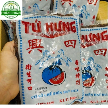 Hạt Dưa Tứ Hưng 500g - Hạt Lớn Cao Cấp Không Màu, Vị Thơm Béo, Giá Ưu Đãi 137k 4