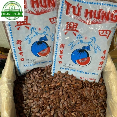 Hạt Dưa Tứ Hưng 500g - Hạt Lớn Cao Cấp Không Màu, Vị Thơm Béo, Giá Ưu Đãi 137k 5