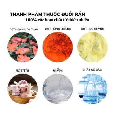 Hạt Đuổi Rắn 500g - Công Thức Khoáng Chất Tự Nhiên, Xua Đuổi Rắn Hiệu Quả, Bảo Vệ Không Gian Số - 111.300₫ 2