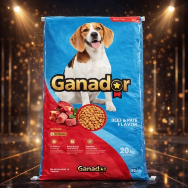 Hạt GANADOR 20KG (50 túi 400g) Vị Gà Quay - Bò Nướng cho Chó Trưởng Thành, Giá 232.000 VND 2 Hạt GANADOR 20KG (50 túi 400g) Vị Gà Quay - Bò Nướng cho Chó Trưởng Thành, Giá 232.000 VND 2