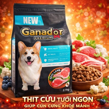 Hạt GANADOR Vị Cừu Hoả Tốc 21H 2.7Kg – Dinh dưỡng cho chó nhỏ trưởng thành, bảo vệ tiêu hoá 7 Hạt GANADOR Vị Cừu Hoả Tốc 21H 2.7Kg – Dinh dưỡng cho chó nhỏ trưởng thành, bảo vệ tiêu hoá 7