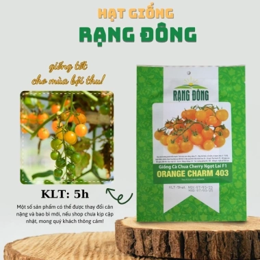 Hạt giống Cà Chua Cherry Ngọt Vàng - Giá 13.860đ Giảm giá so với 18.018đ hatgiongnhapkhau