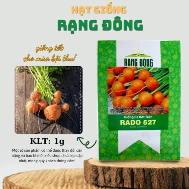 Hạt giống cà rốt tròn dễ chăm sóc, trồng quanh năm - Giá 14.000đ Thegioihatgiong 2