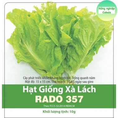 Hạt Giống Xà Lách Nhập Khẩu Giá Ưu Đãi 12.599 dong, Tăng Năng Suất Rau Xanh 3