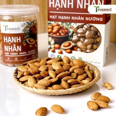 Hạt Hạnh Nhân Úc TINISEED Rang Giòn Cao Cấp - Giàu Vitamin Khoáng Chất, Giá 150.000 VND 2