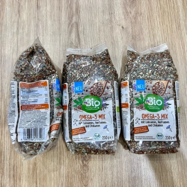 Hạt hỗn hợp dmBio Omega-3 Mix 200g - Ngũ cốc hữu cơ Đức giàu dinh dưỡng, giá ưu đãi 230k 3 Hạt hỗn hợp dmBio Omega-3 Mix 200g - Ngũ cốc hữu cơ Đức giàu dinh dưỡng, giá ưu đãi 230k 3