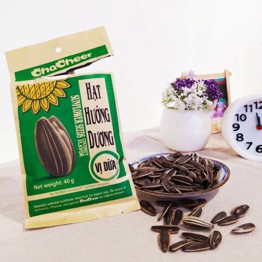 Hạt hướng dương ChaCheer 3 vị gói 130gr - Giảm giá tới 18% chỉ 25.500 VNĐ 3 Hạt hướng dương ChaCheer 3 vị gói 130gr - Giảm giá tới 18% chỉ 25.500 VNĐ 3
