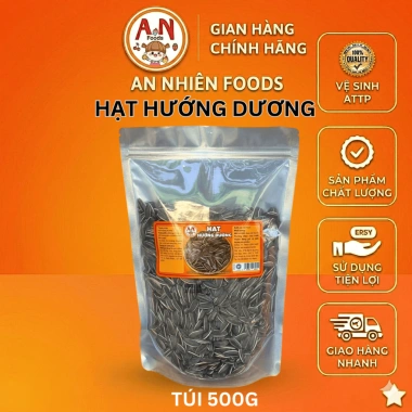 Hạt hướng dương khối lượng tịnh 500g - Dinh dưỡng cao, giá ưu đãi 53.000₫ 4 Hạt hướng dương khối lượng tịnh 500g - Dinh dưỡng cao, giá ưu đãi 53.000₫ 4