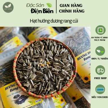 Hạt hướng dương rang củi Điện Biên - Giòn tan, thơm ngon, chỉ 77.000₫ (giảm từ 98.560₫)