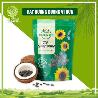 Hạt hướng dương rang củi Vị Dứa Thành Đạt 500g Túi Zip – Giá chỉ 90.000₫