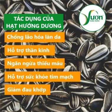 Hạt hướng dương rang muối 500g – Đều, chắc, ngon – Giá 53k tại Vườn Đặc Sản 2