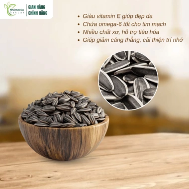 Hạt Hướng Dương Rang Tự Nhiên 500gr - To, Giòn, Béo, Thơm Ngon, Giá 89.000 VND 3 Hạt Hướng Dương Rang Tự Nhiên 500gr - To, Giòn, Béo, Thơm Ngon, Giá 89.000 VND 3