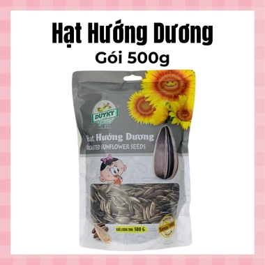 Hạt Hướng Dương Sạch Loại 1 Giòn Túi Zip 500g + 300g + Gói CTY 500g - Giá 45.000 Đ