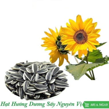 Hạt Hướng Dương Sấy Nguyên Vị 1kg Đều Giòn Bùi - Chỉ 61,000 VND (giảm từ 76,860)