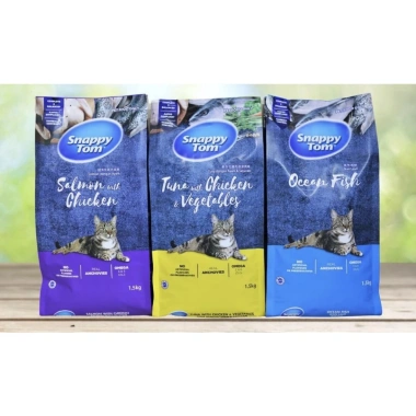 Hạt khô Snappy Tom cho mèo - Nhiều hương vị, chỉ 85.000đ giảm từ 106.250đ