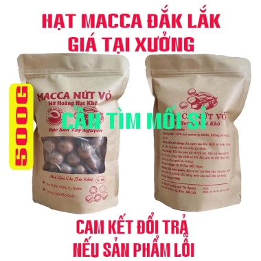 Hạt mắc ca nứt vỏ sấy - Macadamia nuts thơm béo, chỉ 123.500đ giảm từ 148.200đ