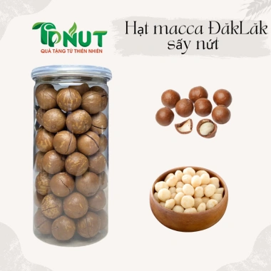 Hạt macadamia ĐăkLăk sấy nứt 500g - Giá ưu đãi 139k, chất lượng cao, thơm ngon