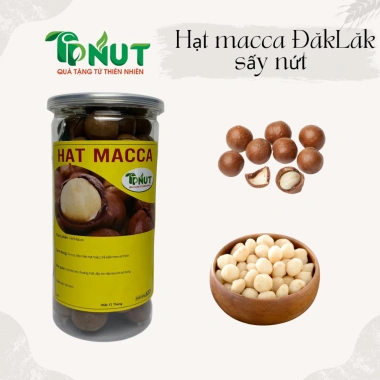 Hạt macadamia ĐăkLăk sấy nứt 500g - Giá ưu đãi 139k, chất lượng cao, thơm ngon