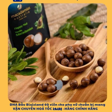 Hạt Macadamia Nội địa Úc 225gr chuẩn, nứt vỏ tự nhiên, giảm còn 150k
