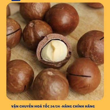 Hạt Macadamia Nội địa Úc 225gr chuẩn, nứt vỏ tự nhiên, giảm còn 150k