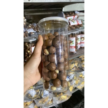 Hạt Macca DakLak 450gr nứt vỏ sạch, rang sấy cao cấp - Giá chỉ 83.300 VND