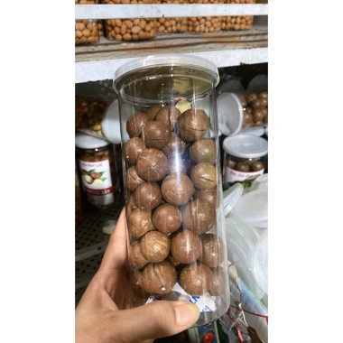 Hạt Macca DakLak 450gr nứt vỏ sạch, rang sấy cao cấp - Giá chỉ 83.300 VND