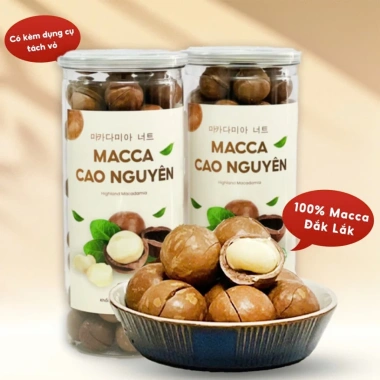 Hạt Macca Daklak 500g - Dinh Dưỡng Xuất Khẩu, Rang Thơm Béo Tự Nhiên, Quà Biếu Cao Cấp 175k