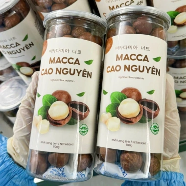 Hạt Macca Daklak 500g - Dinh Dưỡng Xuất Khẩu, Rang Thơm Béo Tự Nhiên, Quà Biếu Cao Cấp 175k