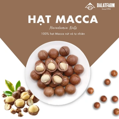 Hạt Macca DalatFarm 200g - Giảm giá sốc 150.000đ, dinh dưỡng, hương vị thơm ngon